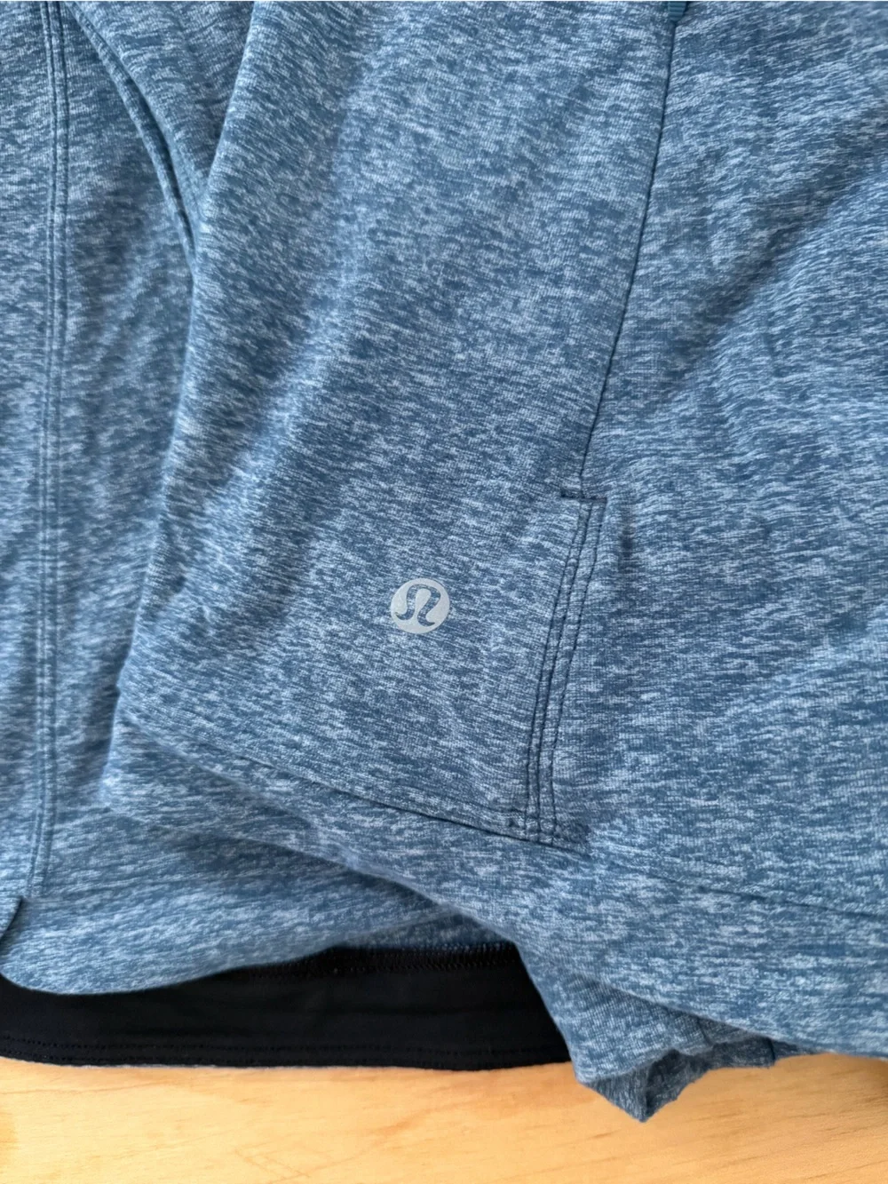 lululemon athletica Heather Slate Long Sleeve Tee